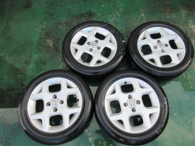 日産　キューブ　純正アルミ　15×5.5JJ　50　タイヤ不要時は取り外してホイルもみ配送可