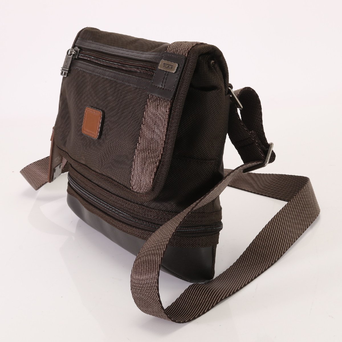TUMI トゥミ メンズ ショルダーバッグ ブラウン系 ナイロン 【美品 