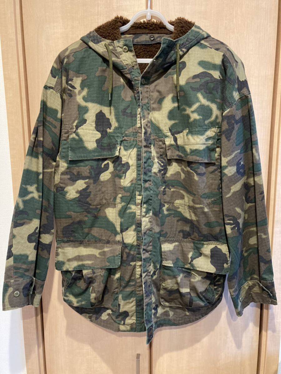 テンダーロイン RIPSTOP BDU HOODED CAMO ジャケット Mサイズ カモフラ 迷彩 ミリタリー