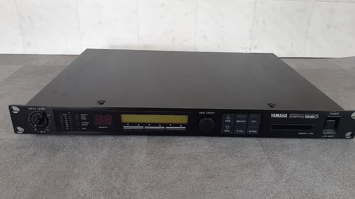 12S170□YAMAHA マルチエフェクター SPX990 動作品□