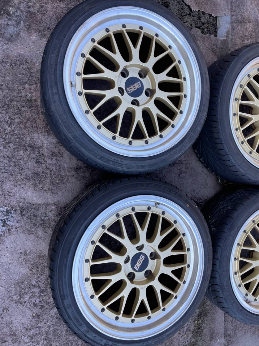 BBS LM LMP080 8J+40 9J+42 PCD114.3 18インチ 4本セット ゴールド GTR 