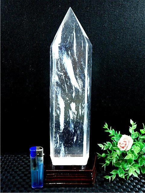 ポイント 六角柱｜超透明｜ポンペウ産｜水晶｜浄化 AAA級 天然水晶 