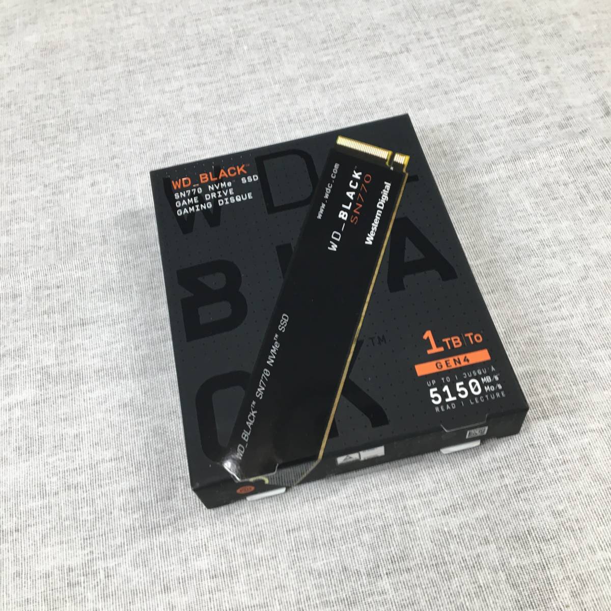 未開封　WD_BLACK 1TB SN770 NVMe 内蔵ゲーミング SSD ソリッドステートドライブ WDS100T3X0E WD_BLACK 1TB SN770 NVMe Internal