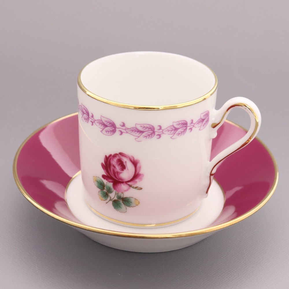 □ リチャードジノリ インペロ カメリア カップ＆ソーサー 6客セット