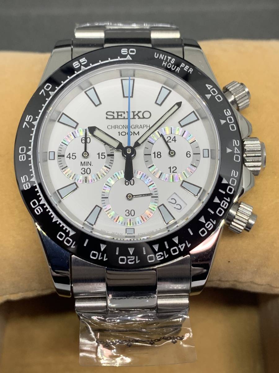 1円〜☆ SEIKO 6t63 MOD カスタム セイコー vk63 39mm 腕時計 メンズ
