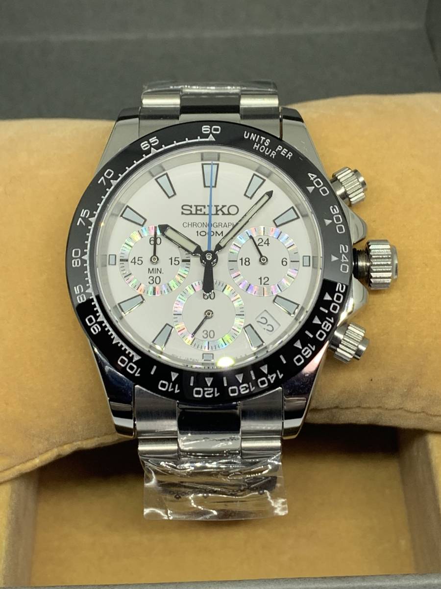 1円〜☆ SEIKO 6t63 MOD カスタム セイコー vk63 39mm 腕時計 メンズ