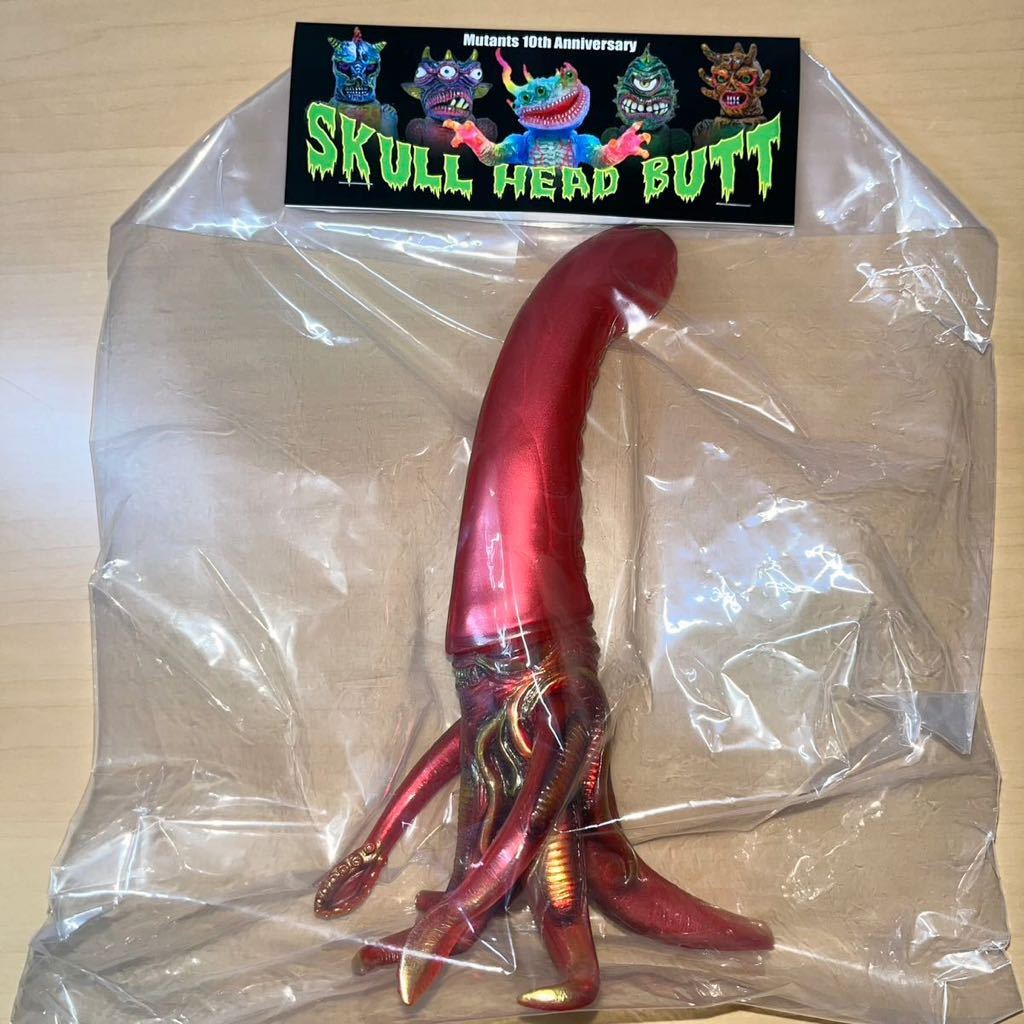 デスクイッド 赤 スカルヘッドバット marmit マーミット SKULL HEAD
