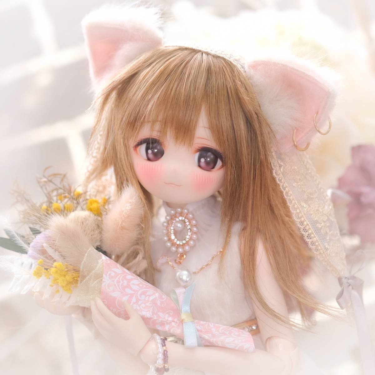 【えびふりゃーい！】PARABOX 　いちごヘッド　カスタムヘッド＋おまけ本体・小物等 ドール