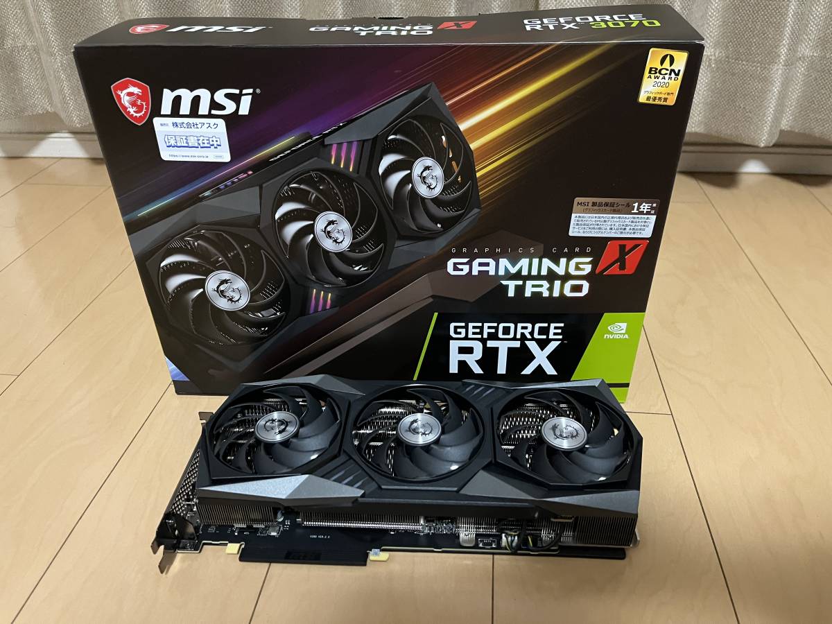 MSI GeForce RTX 3070 GAMING X TRIO 【グラフィックボード】 0 MSI