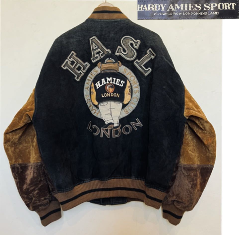 HARDY AMIES SPORT ハーディエイミーススポーツ 豪華ワッペン 中綿 