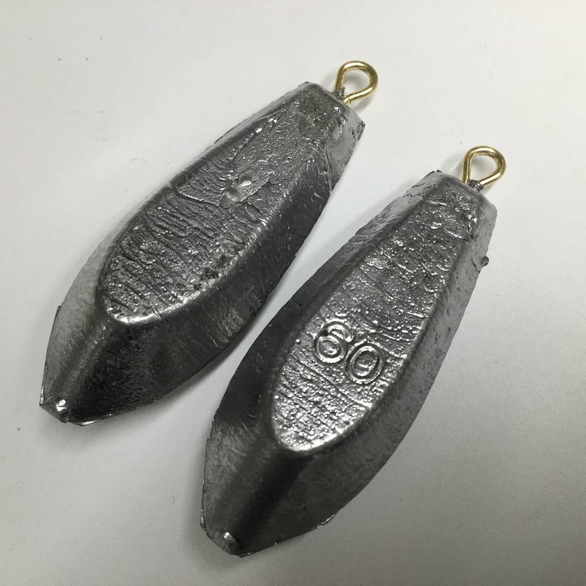 未使用　六角　おもり　６０号　１６個・オモリ・鉛 domtropen144