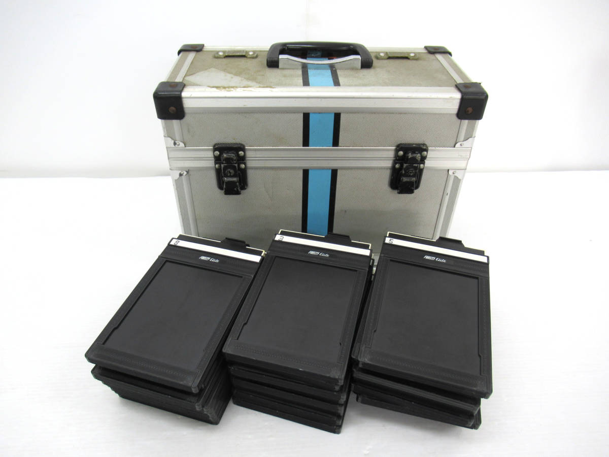 カメラ Fidelity Elite 4X5 フィルムホルダー 20枚 ケース付き