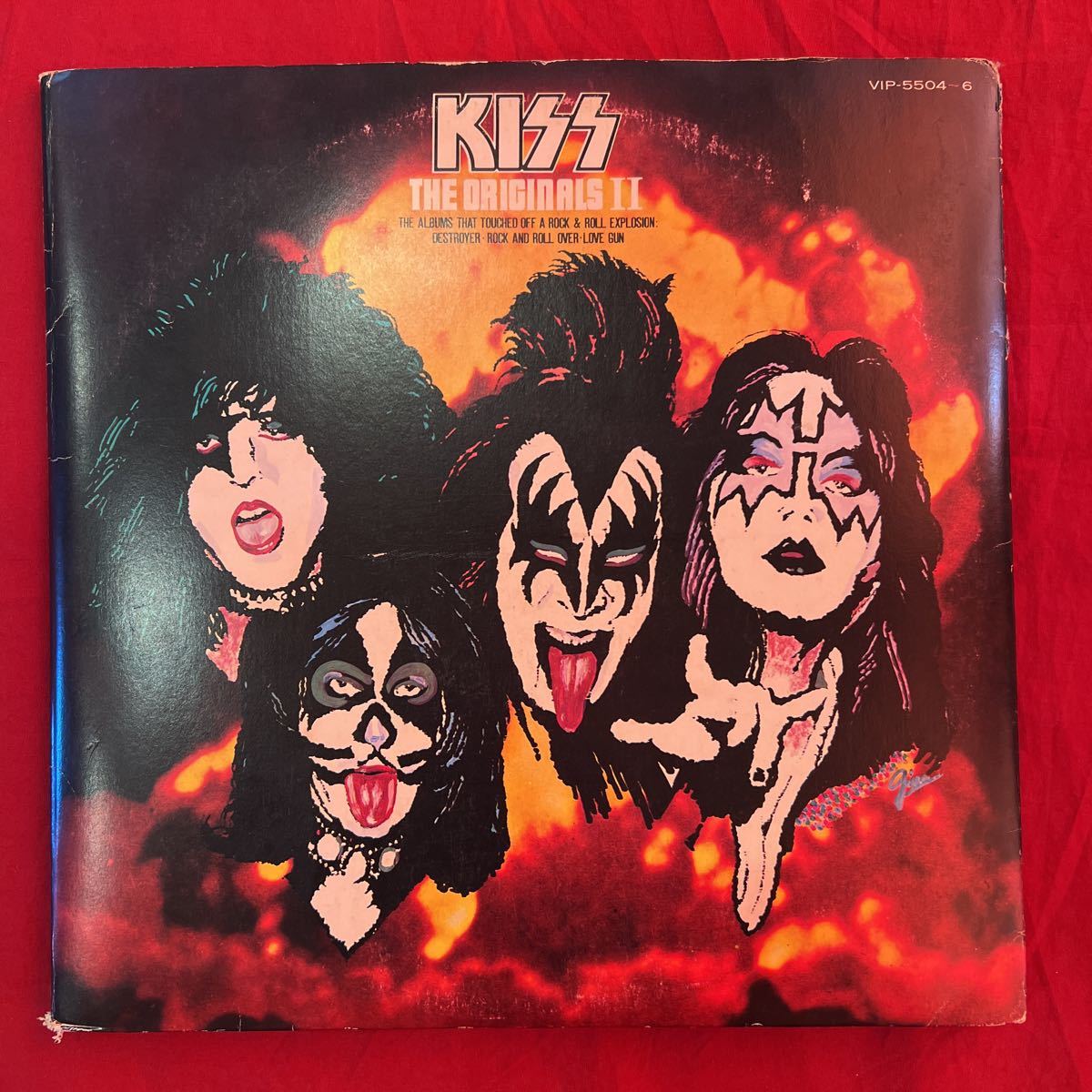 国内盤Kiss(キッス)「The Originals Ⅱ(続・地獄の全貌)」LP（12 KISS