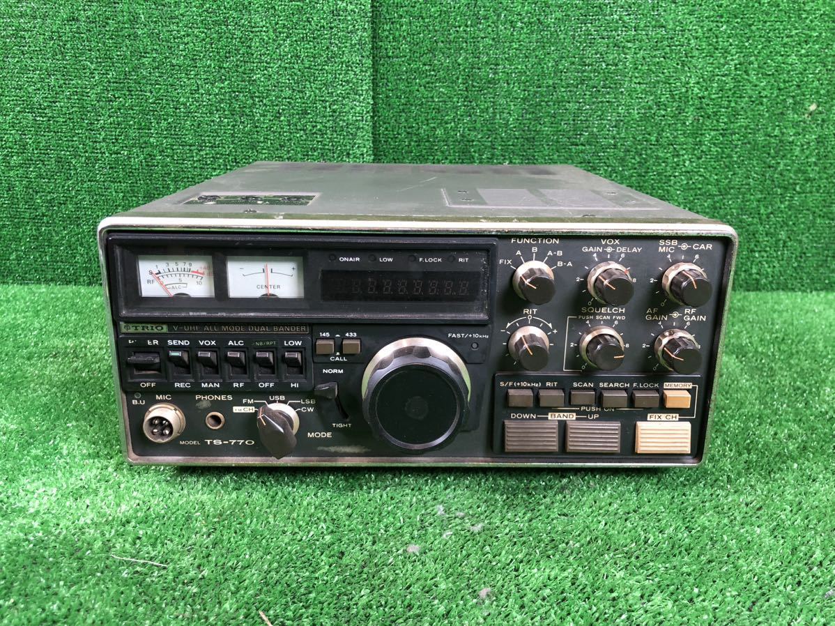 1-023】TRIO TS-770 U/V デュアルバンドオールモードトランシーバー