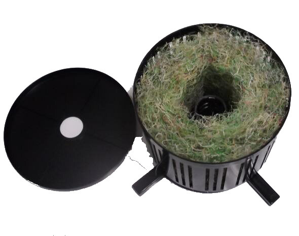 ゼンスイ ウォータークリーナー 琉金・コメット用 濾過槽 蓋有＋濾過材 　送料無料 但、一部地域除