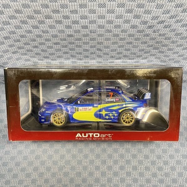 XA121○送料無料！【 AUTOart 1/18 スバル インプレッサ WRC 2007 #7 