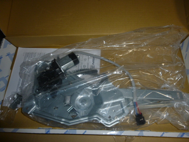 E34M5/540i/535i/530i/525i/520i用ウインドレギュレーター リア左側用新品モーター付き