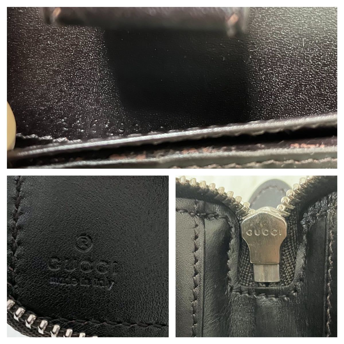 未使用】グッチ ディアマンテ GUCCI オーガナイザー 長財布 トラベル 