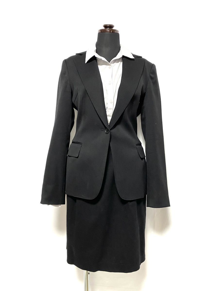 Aya＊3点セット＊スカートスーツ＊就活＊OL＊通勤用＊てろてろ 光沢 ブラウス×ジャケット×タイトスカート＊教師＊秘書＊コスプレにも