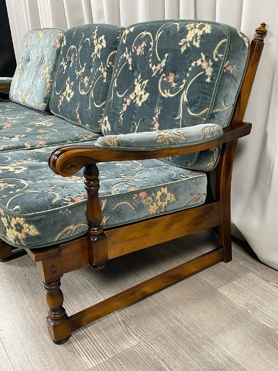 karimoku』カリモク Louis トリプルソファ 3P ソファ ソファー