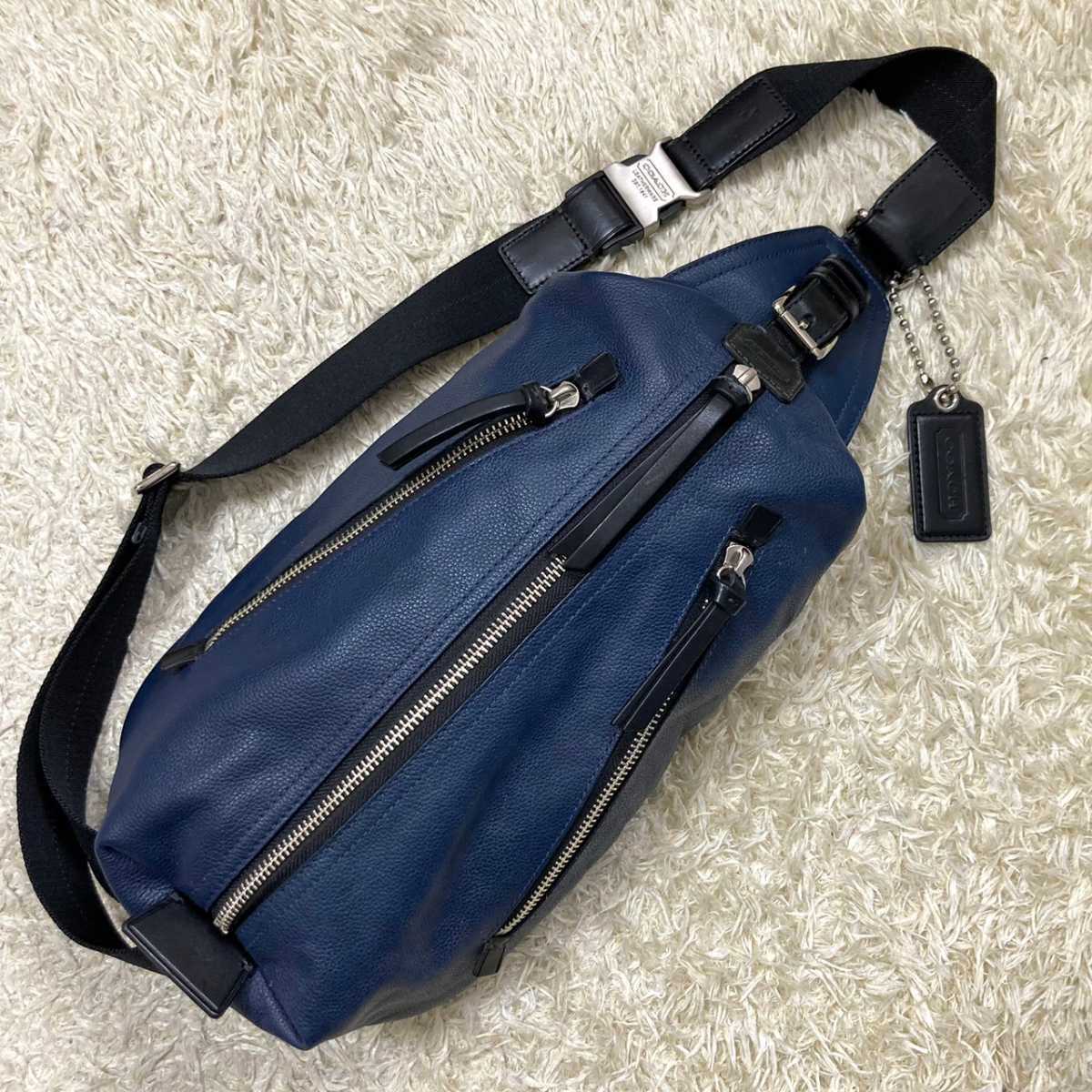 極美品】COACH コーチ トンプソン ボディバッグ ショルダーバッグ 