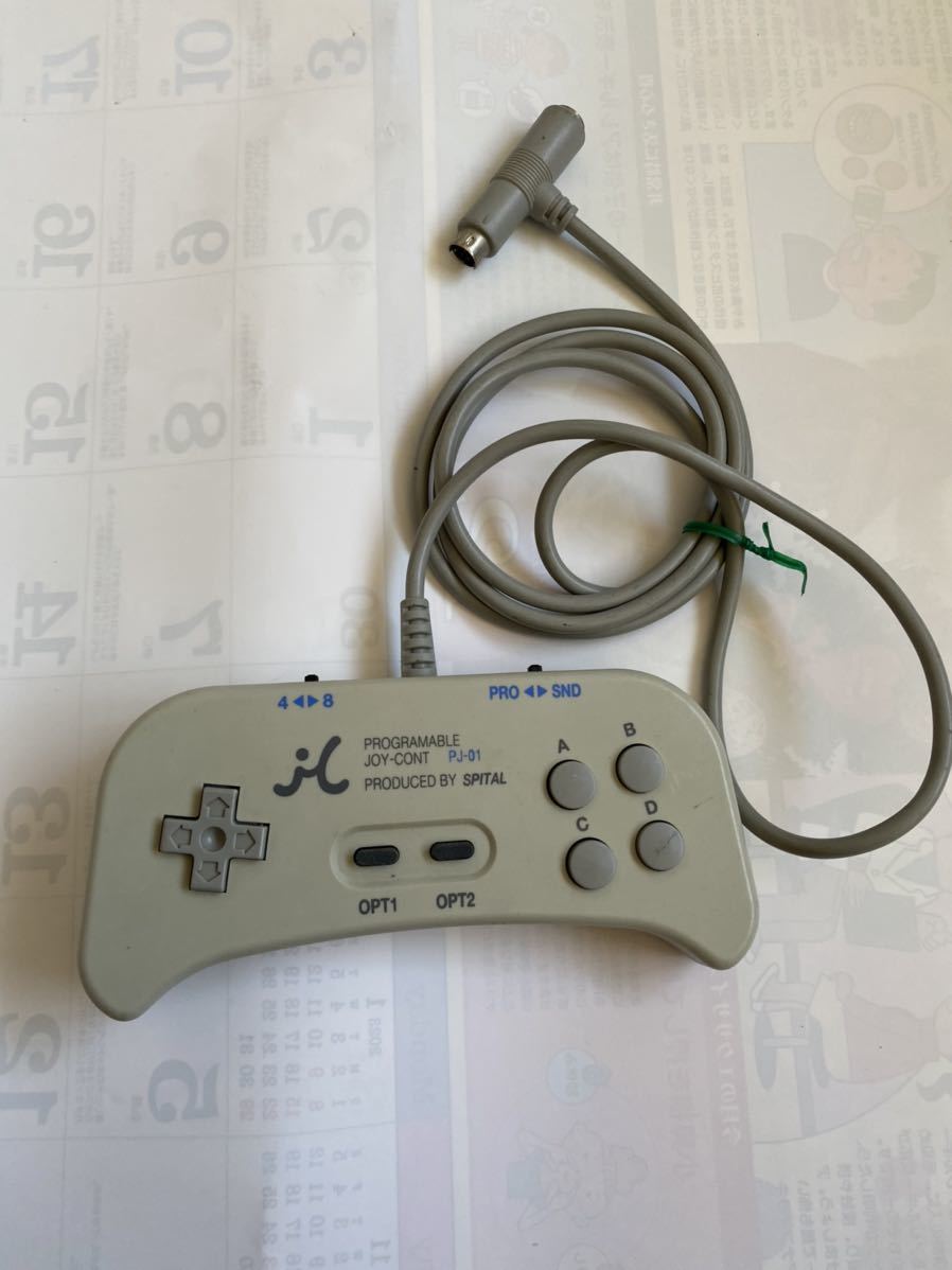 PC-98 PROGRAMABLE JOY-CONT コントローラー PJ-01 SPITAL 動作未確認 