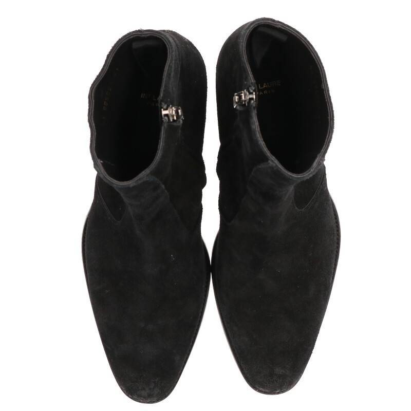 サンローランパリ SAINT LAURENT PARIS WYATT 40 ZIP BOOT 553621 