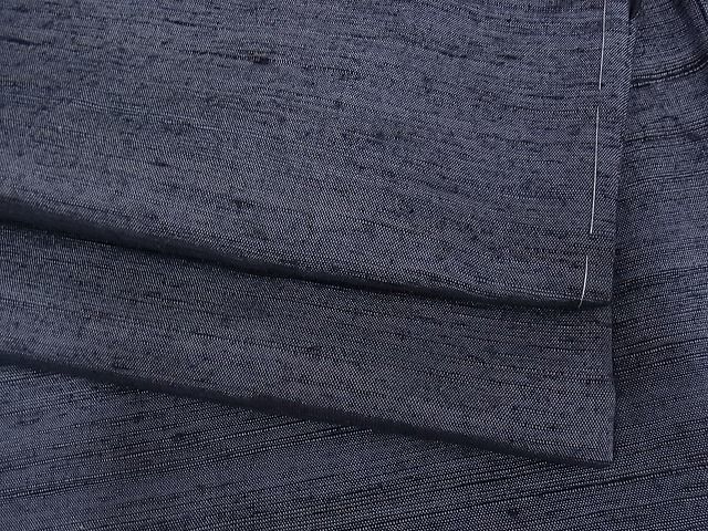 着物屋こころ■男性　紬　アンサンブル　色無地　鉄御納戸色　正絹　逸品　未使用　B-ph2498