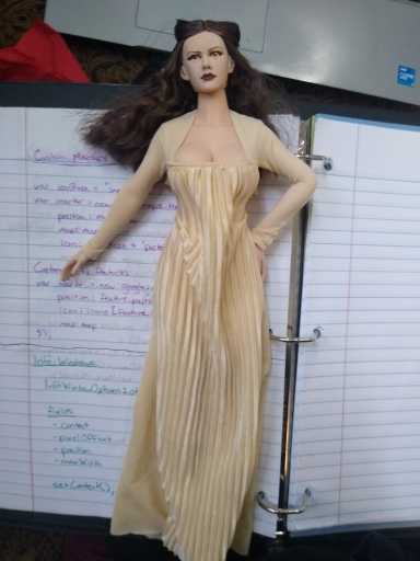 1/6アクションフィギュア女性衣装 バイオハザード8 ドミトレスク婦人風ロングドレス ショーツつき ファイセン tbleague などに 国内配送