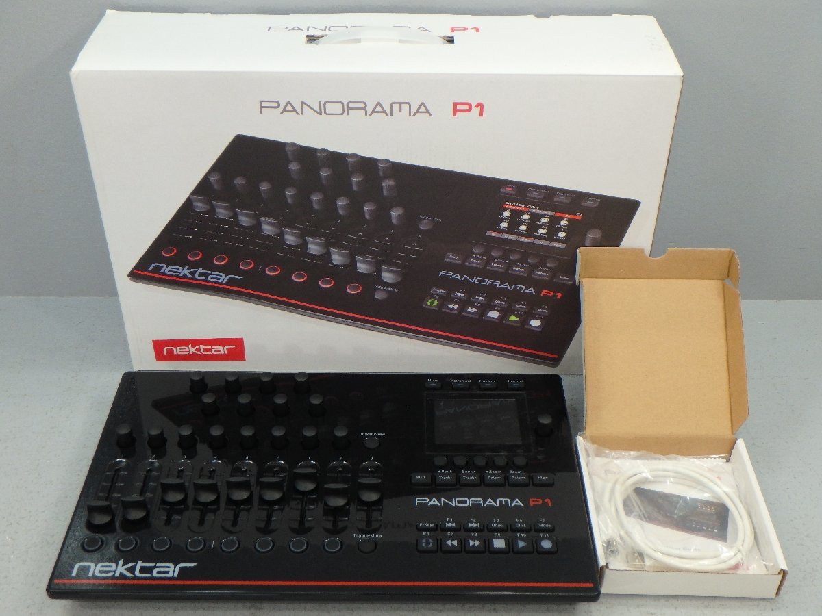 △【現状品】NEKTAR PANORAMA P1 ネクター MIDIコントローラー フィジカルコントローラー 同梱不可 1円スタート