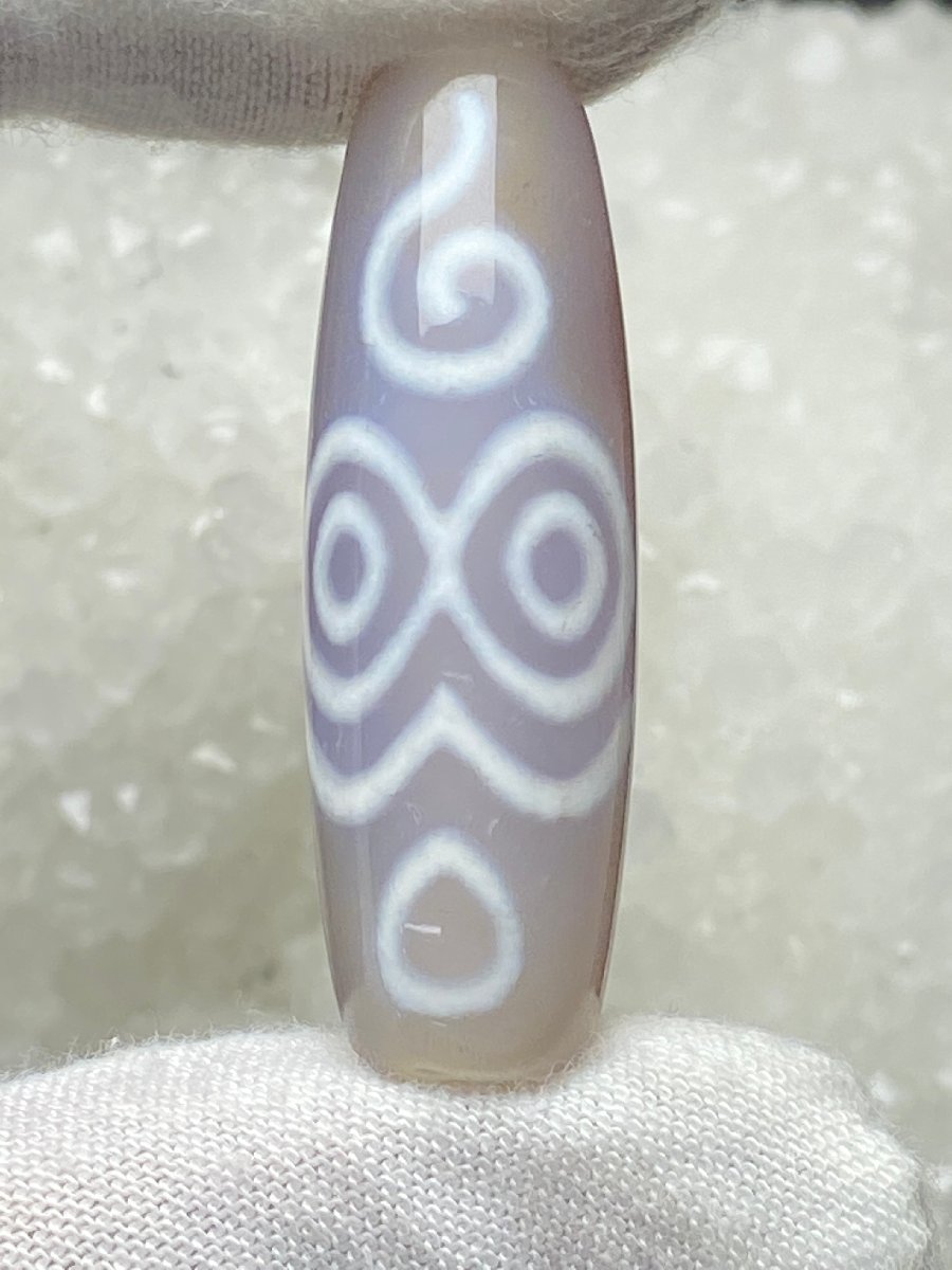 即決 0817r221 新入荷★【チベット天珠】★ 38.5x12.5mm（新品）