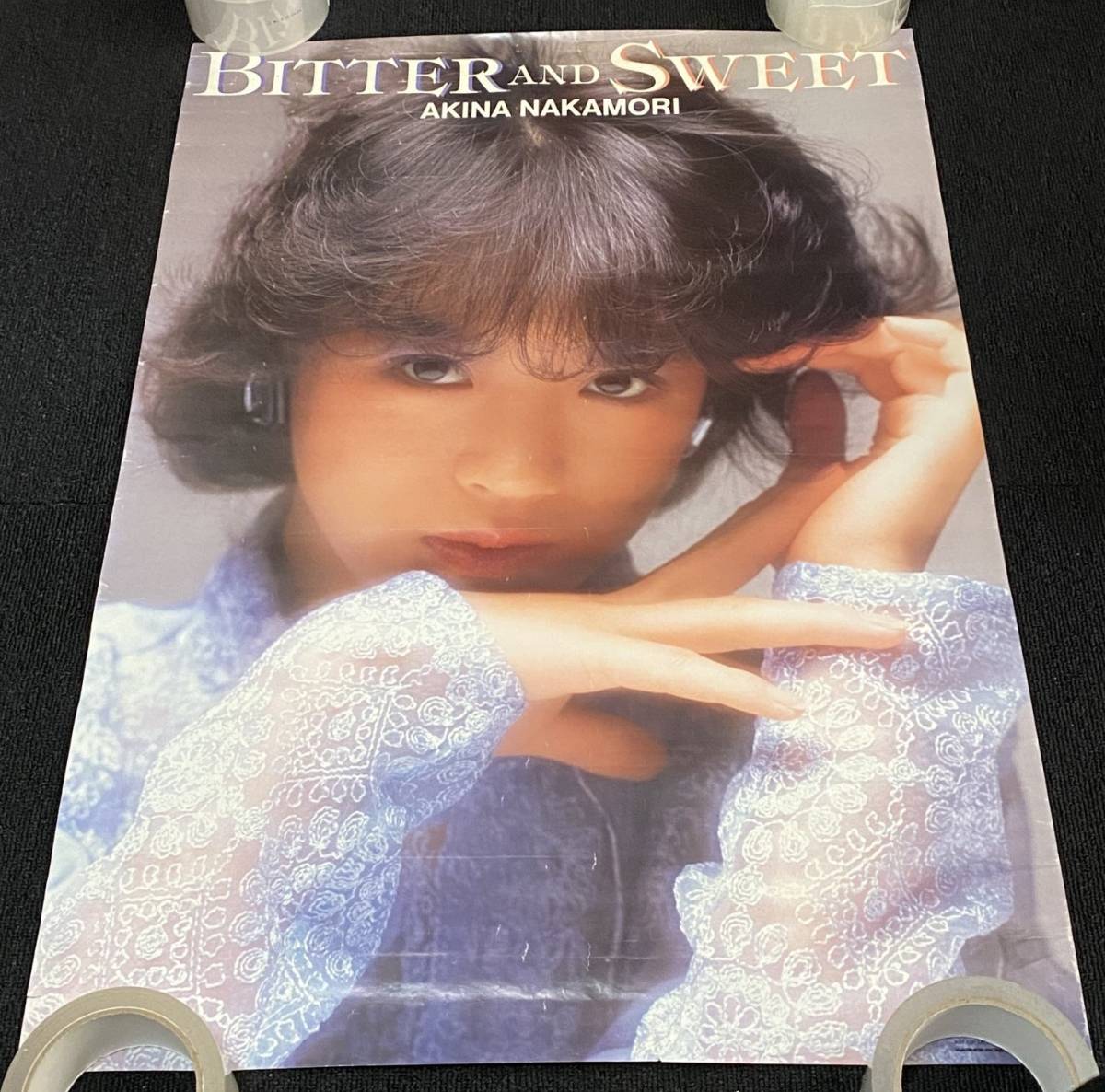 7323/ 中森明菜 ポスター / BITTER AND SWEET 発売告知 / B2サイズ
