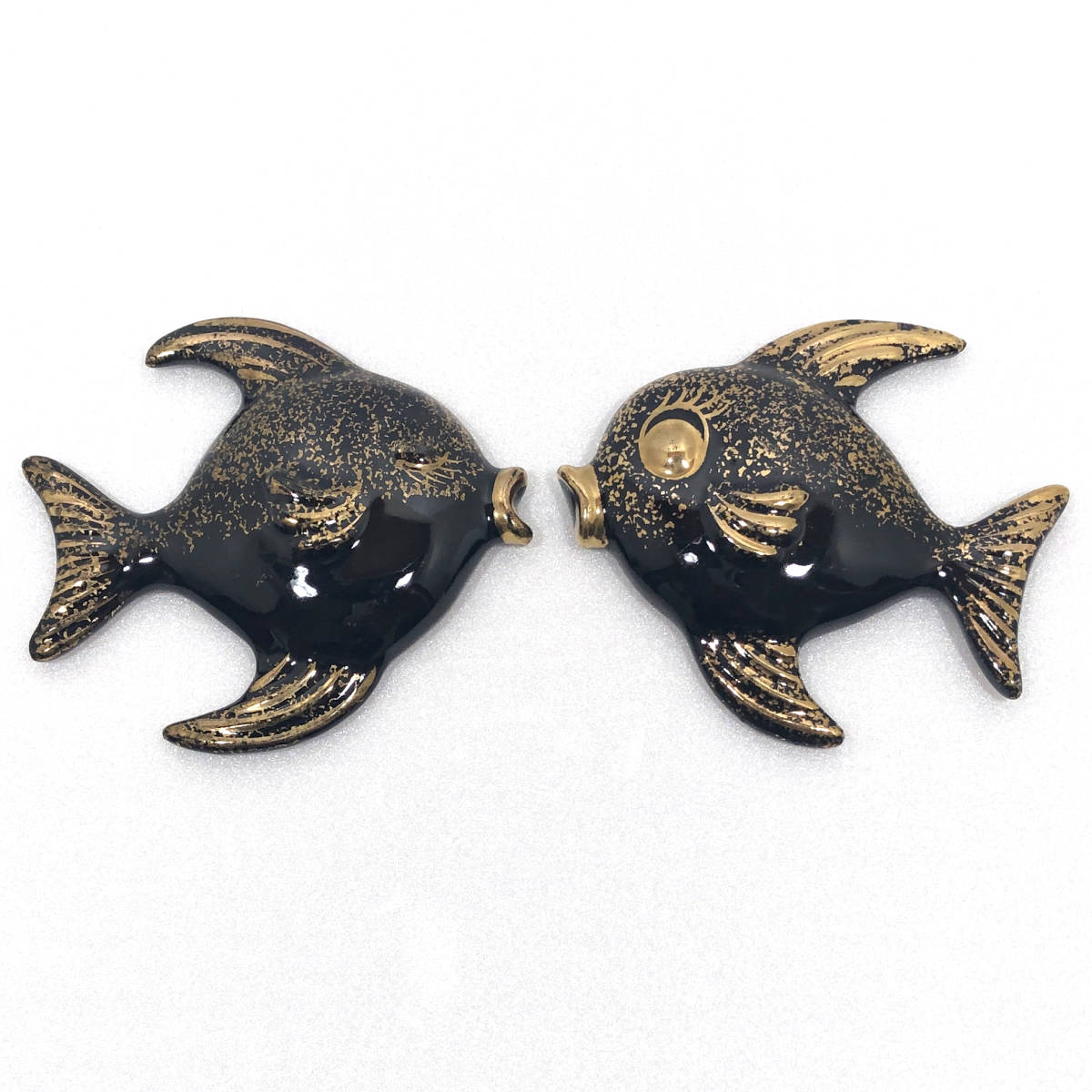 ビンテージ 50s Lefton レフトン フィッシュ ウォールデコ 壁掛け ペア 