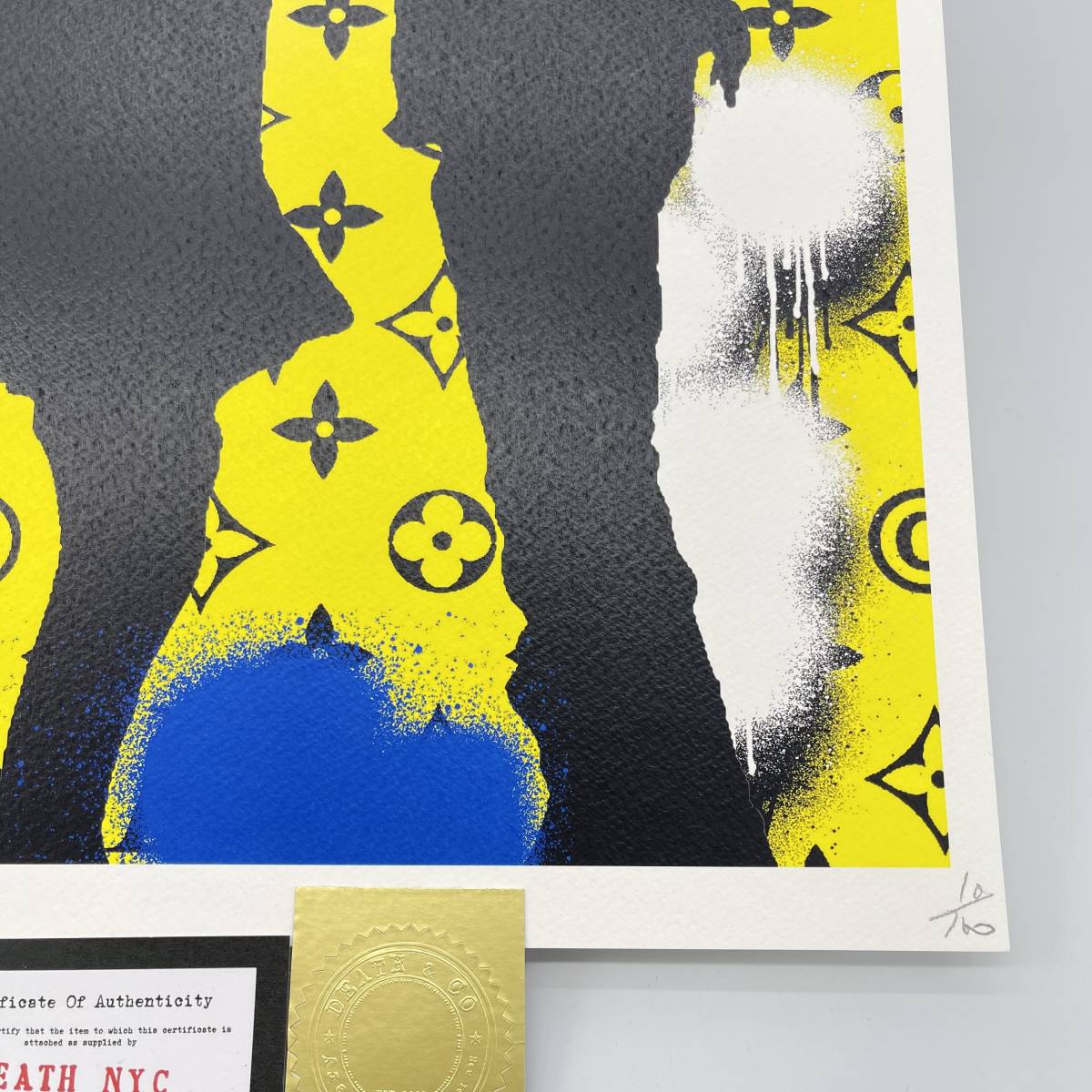 DEATH NYC 世界限定100枚 アートポスター Banksy バンクシー LOUIS