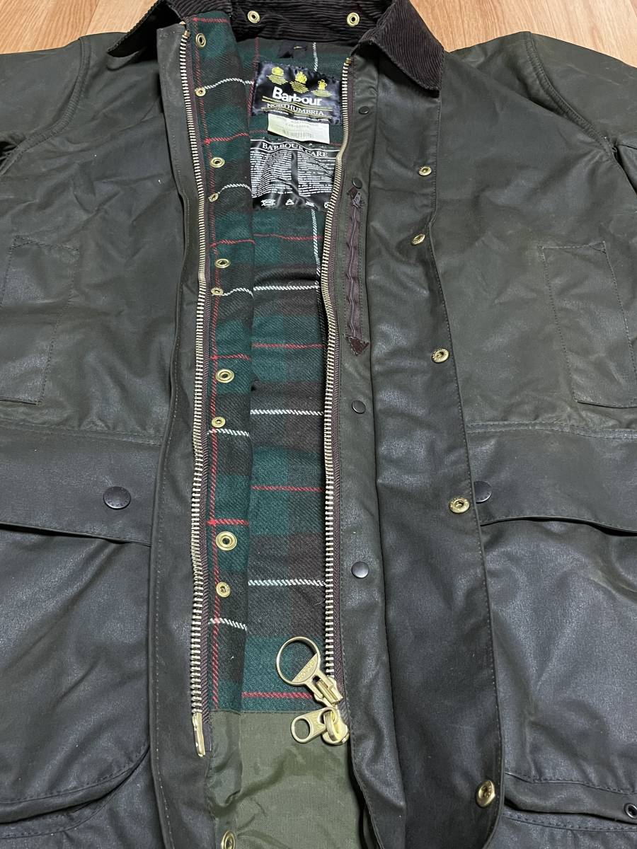 英国 C40/102CM A400 Barbour northumbria バブアー ノーザンブリア