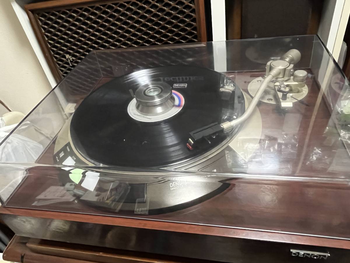★★　名機　DENON DP-55M　⑬　クォーツ式　　基本動作確認　良品!?　USED ★★