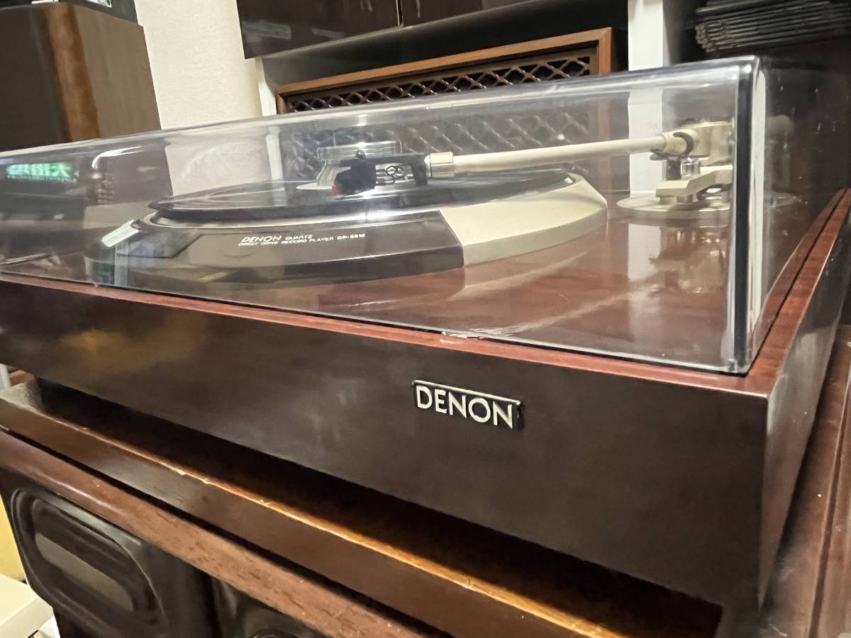 ★★　名機　DENON DP-55M　⑬　クォーツ式　　基本動作確認　良品!?　USED ★★