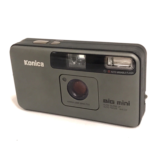 1円 KONICA BM-201 Big mini 35mm F3.5 コンパクトフィルムカメラ C6093-3