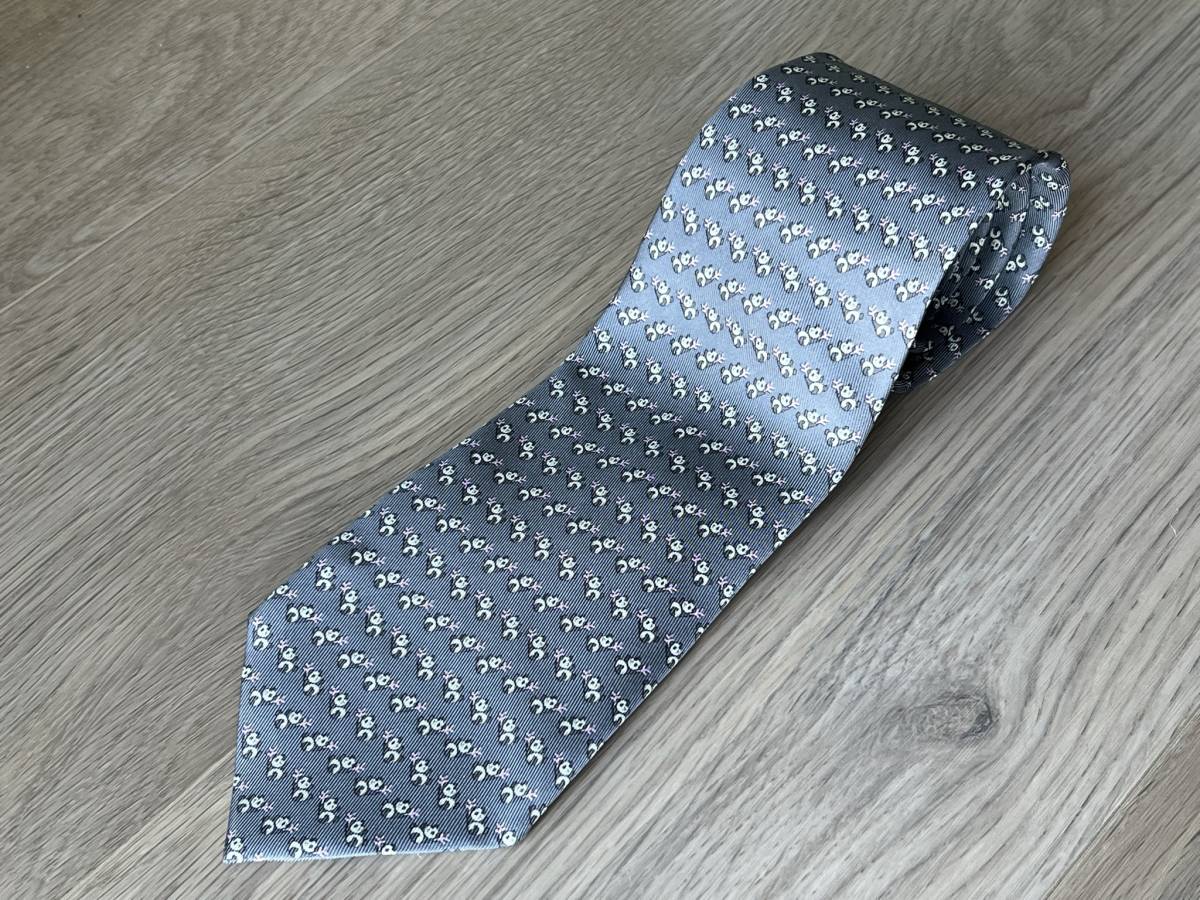 Salvatore Ferragamo / サルヴァトーレ フェラガモ 　ネクタイ　パンダ柄