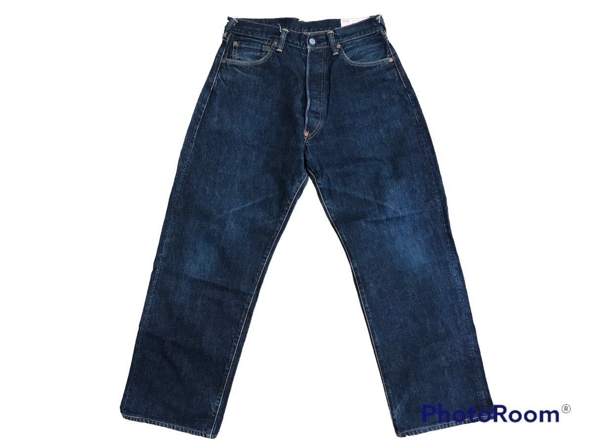 EVISU エヴィス 2001 No.2 カモメ デニム パンツ ジーパン 33X35 綿100 