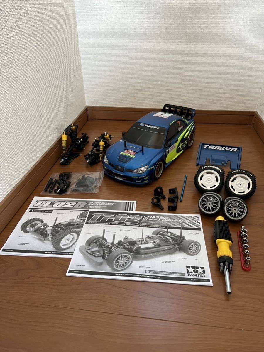 タミヤ 1/10 TT-02 ラリー仕様&TT-02Bバギーに変更可能パーツセット☆一応
