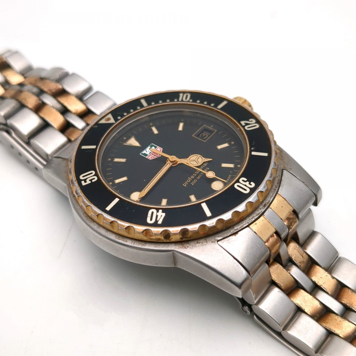 TAG Heuer Professional 200m 腕時計 ジャンク品 不動 ジャンク品 不動 TAG-HEUER タグ・ホイヤー 925.213G-2