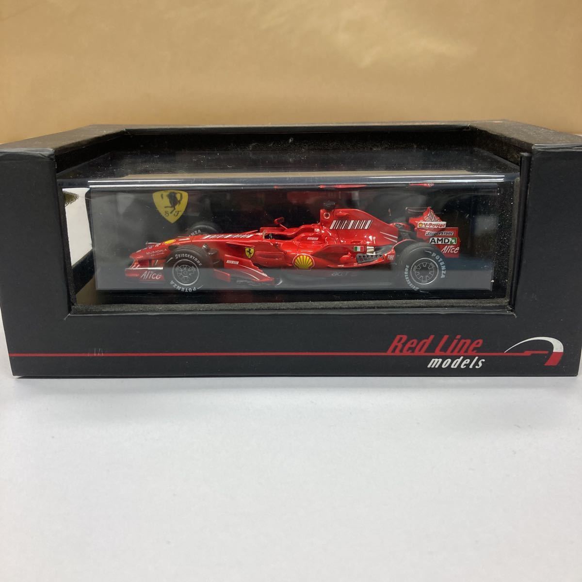 1/43 F1 フェラーリ F2008 キミ ライコネン ミニカー Ferrari レッド