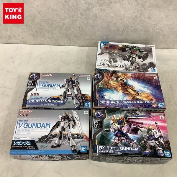 1円〜 バンダイ BB戦士 RX-93ff νガンダム、HGUC 1/144 ジェガン（アクシズ・ショック イメージカラー）他