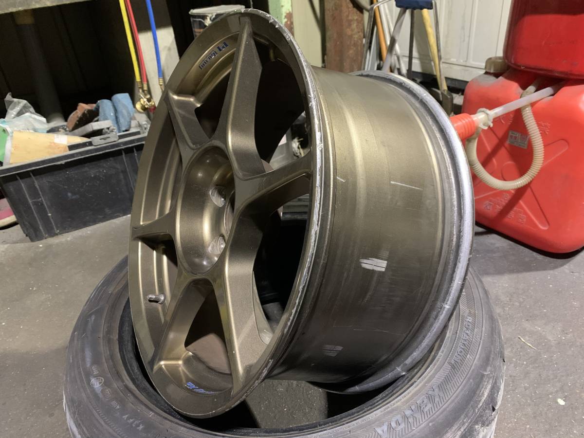 Buddyclub P1レーシング P1 racing 17インチ9JJ ＋37 ×2本17インチ 