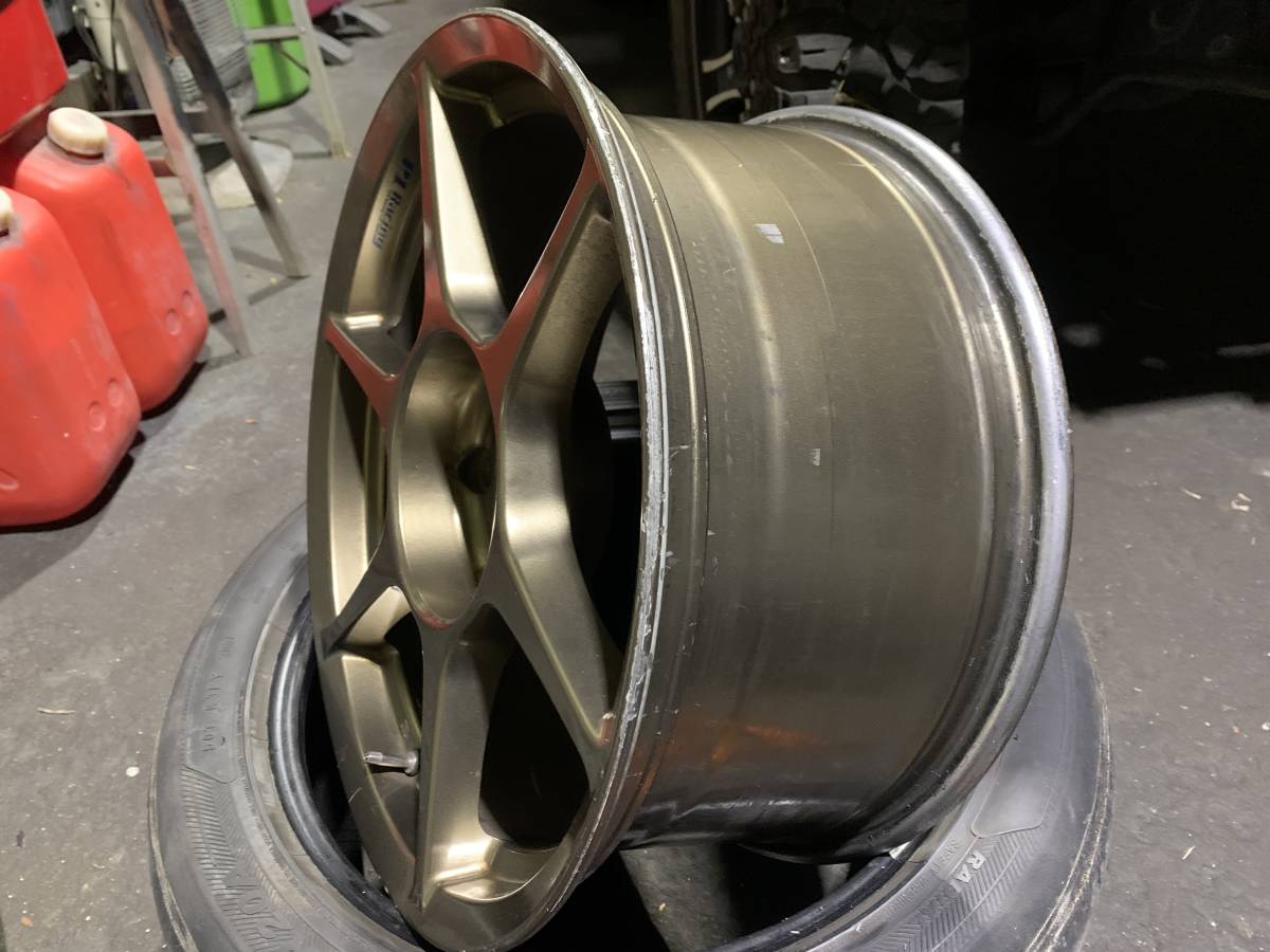 Buddyclub P1レーシング P1 racing 17インチ9JJ ＋37 ×2本17インチ 