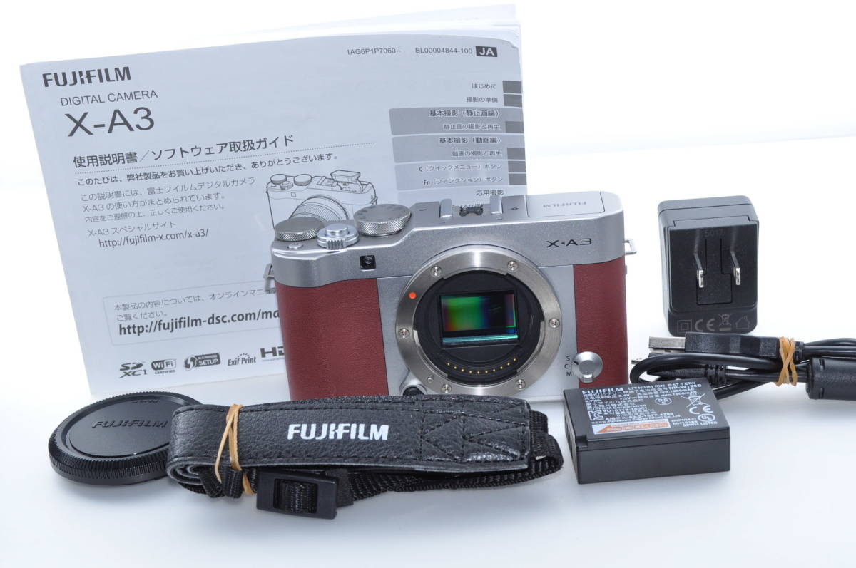 爆買い，2025 実用品 FUJIFILM 富士フィルム X-A3 ボディ 付属品多数 #1257(富士フイルム)｜売買されたオークション情報、yahooの商品情報をアーカイブ公開 - オークファン 富士フイルム