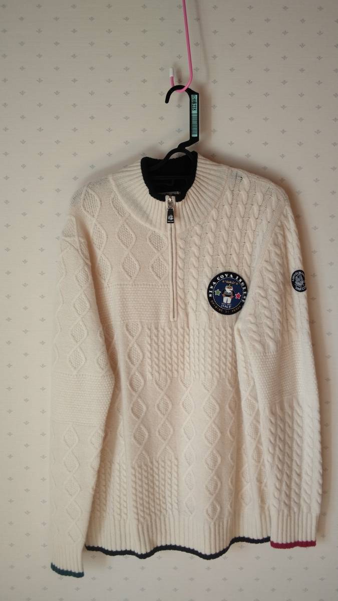 シナコバ SINACOVA　カシミヤ混ウールセーター　L　クリーニング済