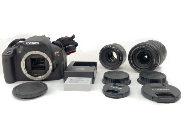 CANON EOS Kiss X7i 一眼レフカメラ EF-S 18-135mm F3.5-5.6 EF 50mm F1.8 ダブルズームキット キャノン 中古 C7144276