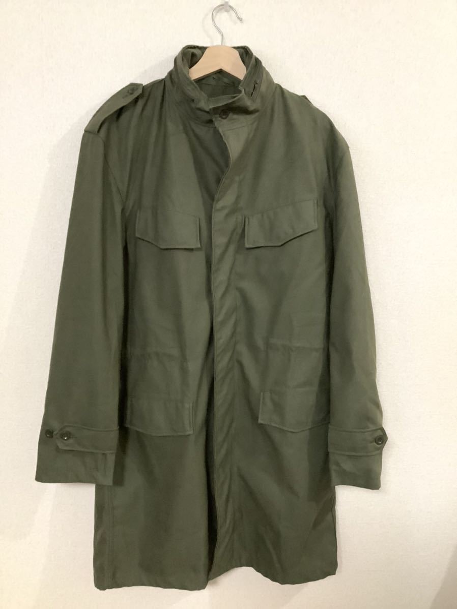 ミリタリー　SEYNTEX ベルギー軍 フィールドコート　ロングコート　実物　1990年　センテックス　サバゲー　古着